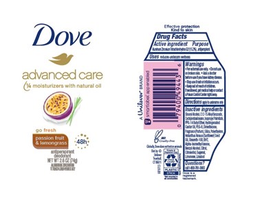 Dove Passion Fruit Lemongrass Ap Is (Dove  Passion Fruit  Lemongrass  Antiperspirant Deodorant)